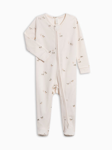 Peyton Zipper Sleeper - Mallard Baby : One Pieces : Sleepers : Long Sleeves KENDI by Colored Organics Peyton Zipper Sleeper for Baby | Colored Organics®
