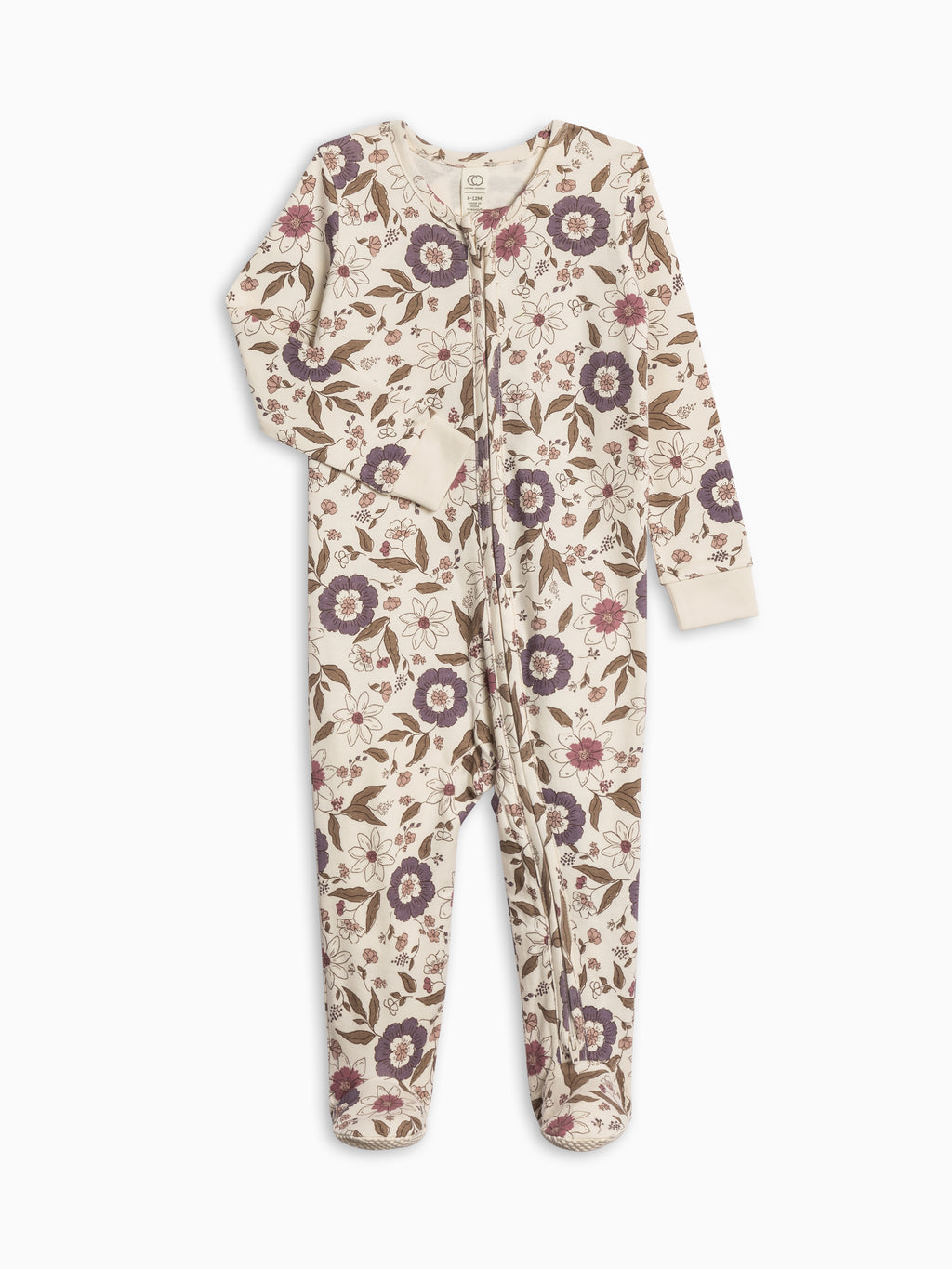 Peyton Zipper Sleeper Sale : Baby : One Pieces : Sleepers : Long Sleeves Colored Organics Peyton Zipper Sleeper for Baby | Colored Organics®