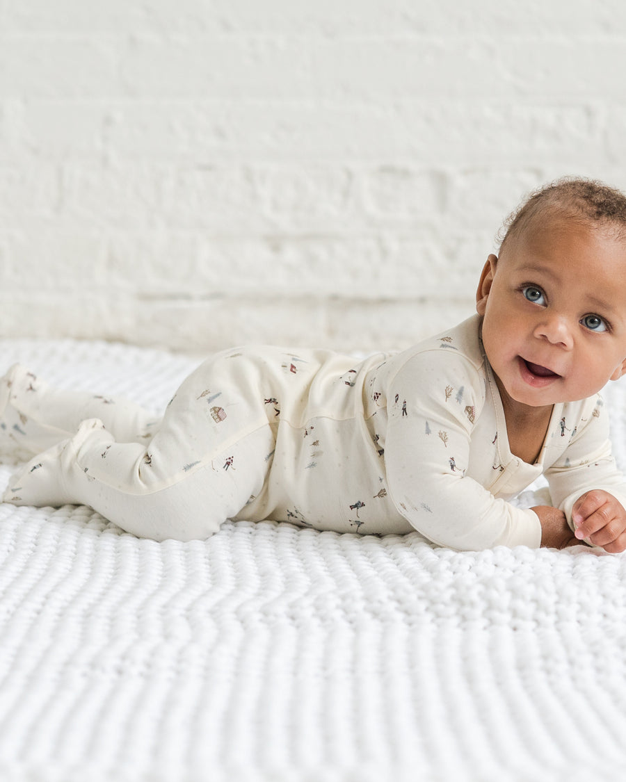 Peyton Zipper Sleeper Sale : Baby : One Pieces : Sleepers : Long Sleeves Colored Organics Peyton Zipper Sleeper for Baby | Colored Organics®