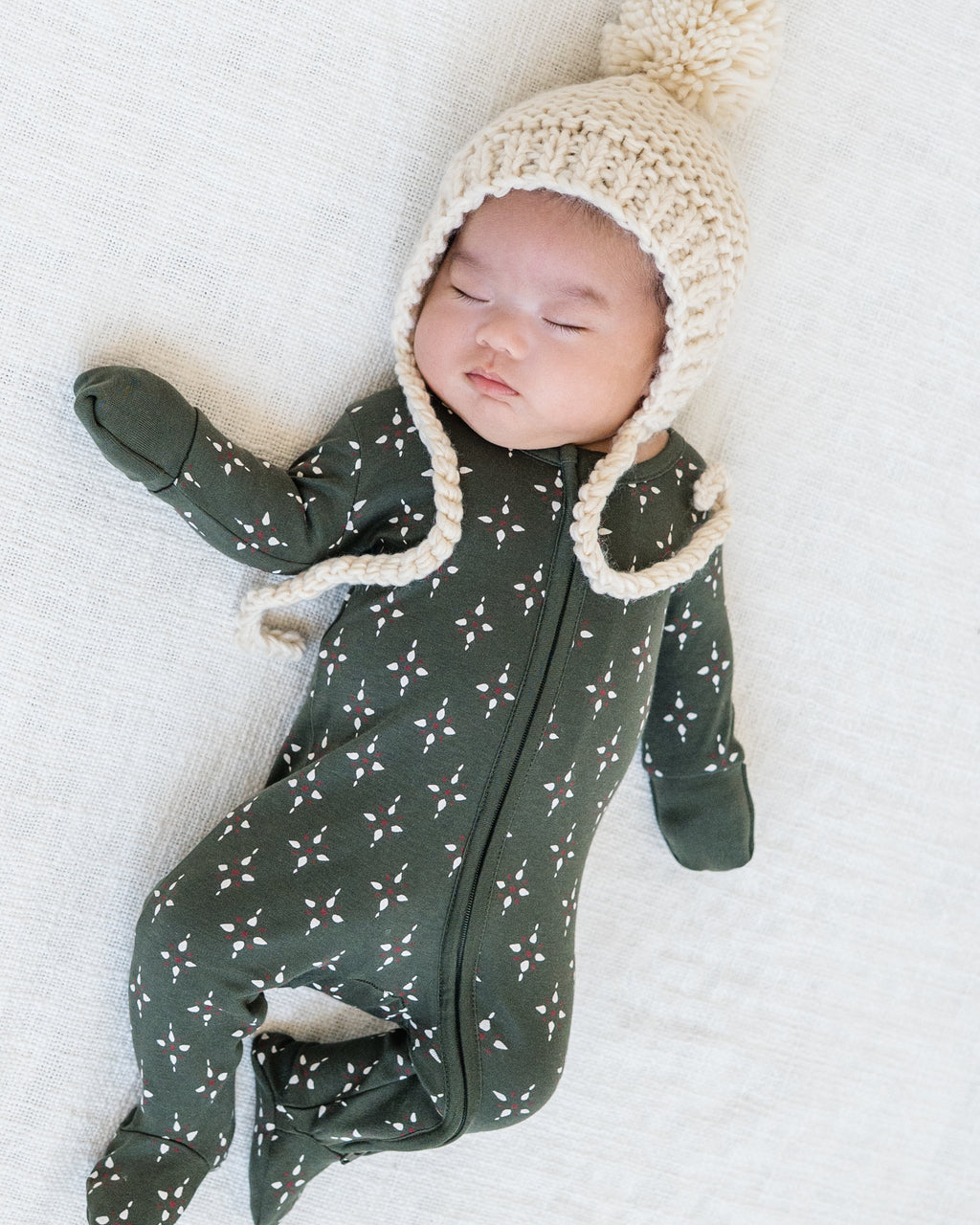 Peyton Zipper Sleeper Sale : Baby : One Pieces : Sleepers : Long Sleeves Colored Organics Peyton Zipper Sleeper for Baby | Colored Organics®