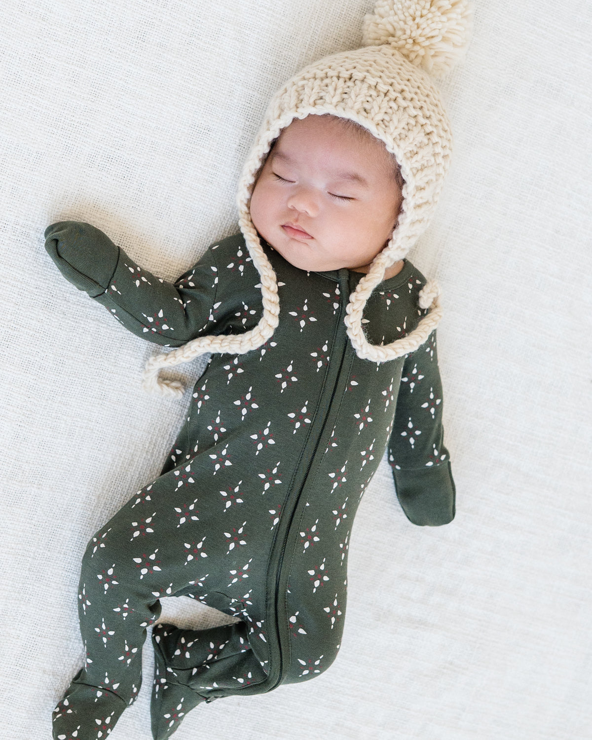 Peyton Zipper Sleeper Sale : Baby : One Pieces : Sleepers : Long Sleeves Colored Organics Peyton Zipper Sleeper for Baby | Colored Organics®