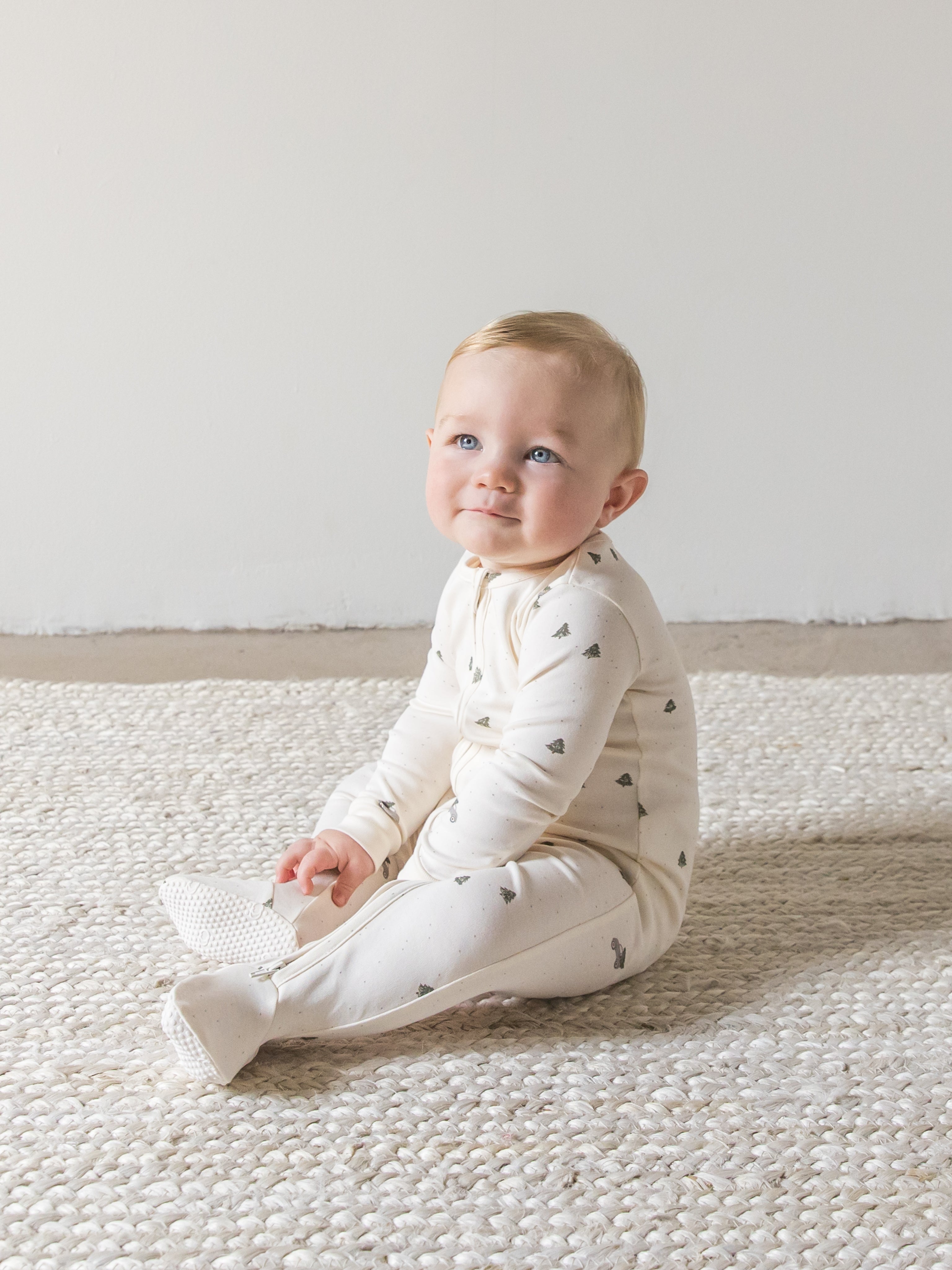 Organic Cotton Baby Peyton Zipper Sleeper
