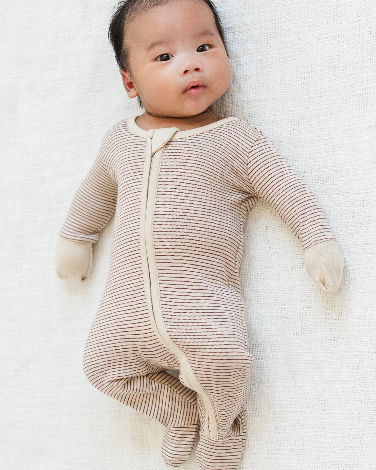 Peyton Zipper Sleeper Sale : Baby : One Pieces : Sleepers : Long Sleeves Colored Organics Peyton Zipper Sleeper for Baby | Colored Organics®