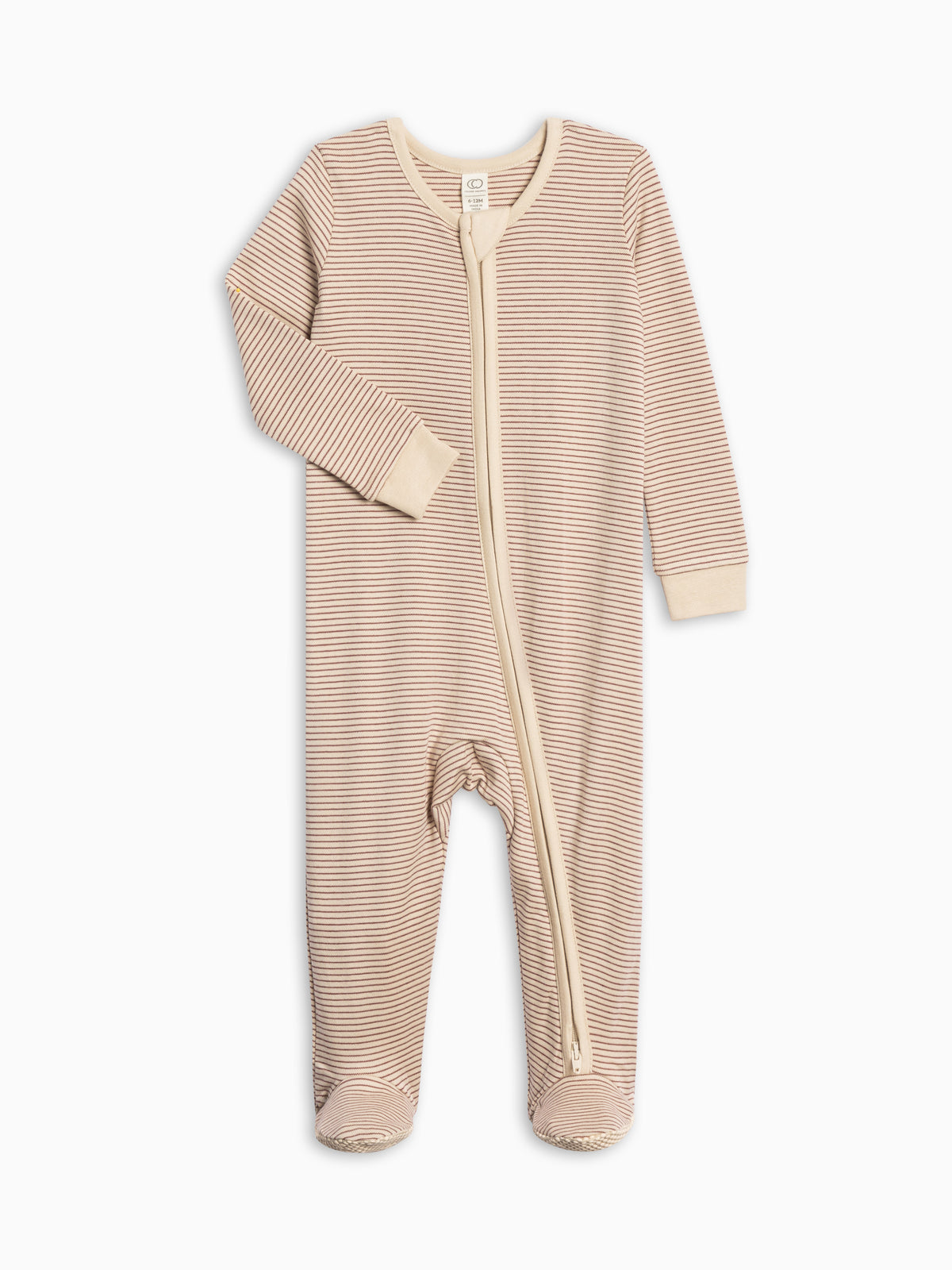 Peyton Zipper Sleeper Sale : Baby : One Pieces : Sleepers : Long Sleeves Colored Organics Peyton Zipper Sleeper for Baby | Colored Organics®