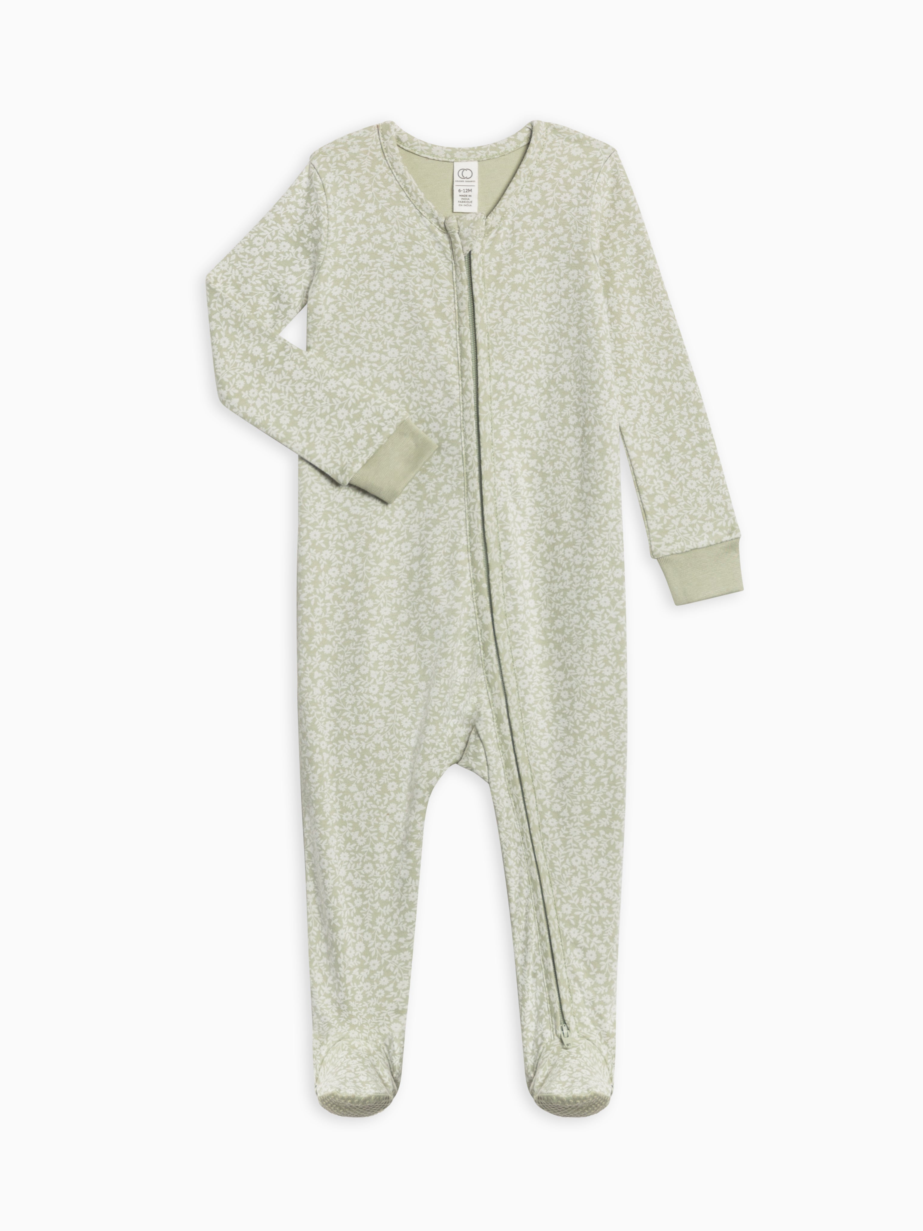 Organic Cotton Baby Peyton Zipper Sleeper | Colored Organics®