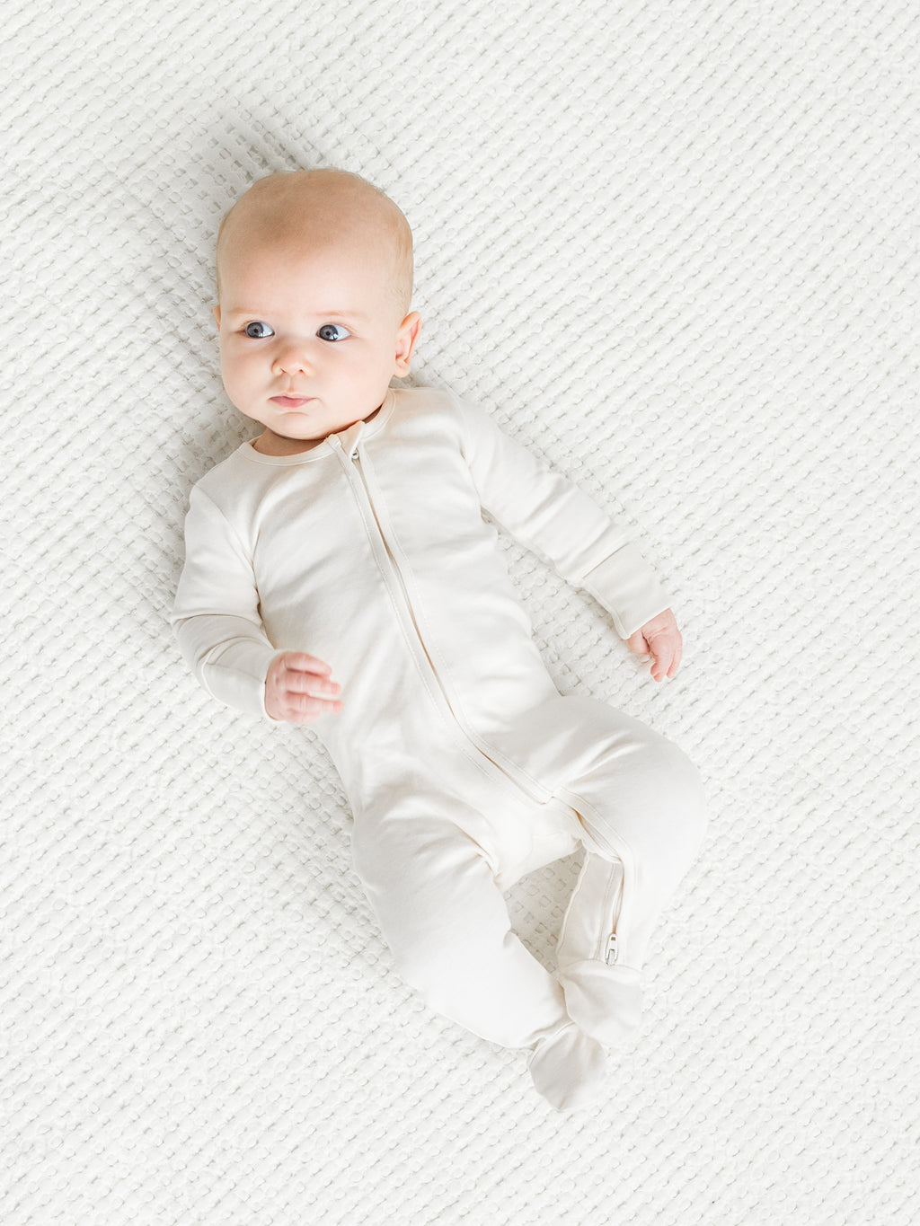 Classic Peyton Zipper Sleeper Baby : One Pieces : Sleepers : Long Sleeves Colored Organics Organic Peyton Zipper Footed Sleeper | Colored Organics®