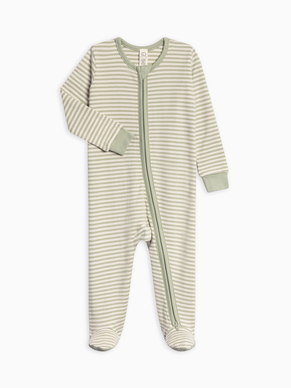 Peyton Zipper Sleeper Sale : Baby : One Pieces : Sleepers : Long Sleeves Colored Organics Peyton Zipper Sleeper for Baby | Colored Organics®