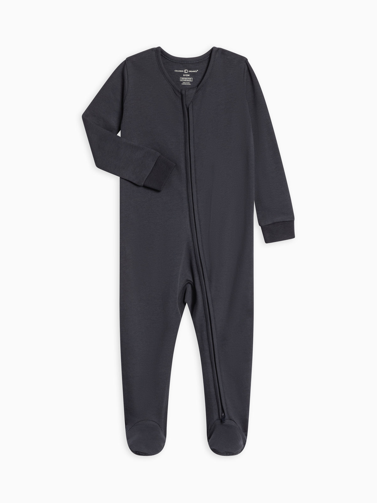 Classic Peyton Zipper Sleeper Baby : One Pieces : Sleepers : Long Sleeves Colored Organics Organic Peyton Zipper Footed Sleeper | Colored Organics®
