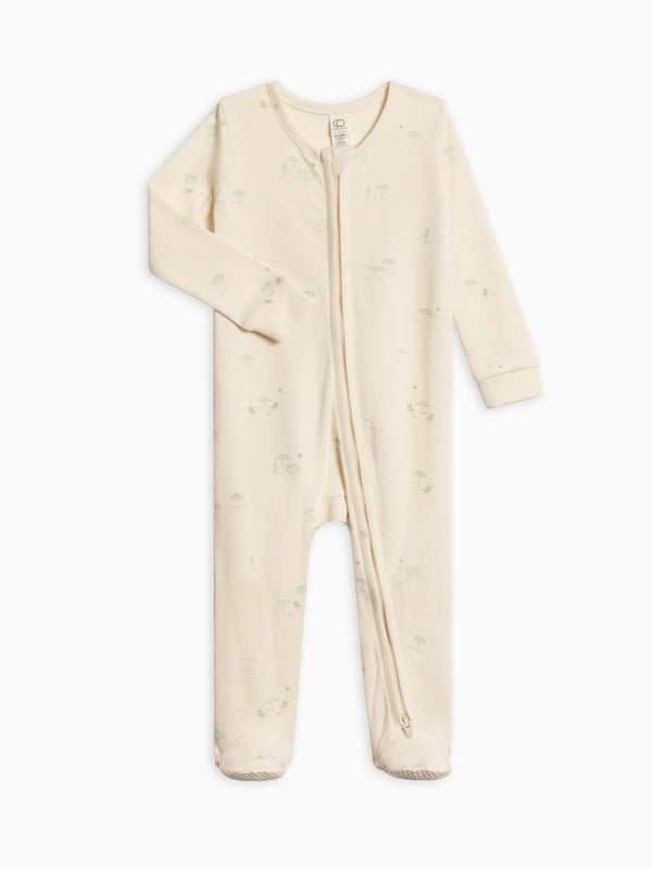 Peyton Zipper Sleeper Baby : One Pieces : Sleepers : Long Sleeves Colored Organics Organic Cotton Baby and Kids 2-Piece Short Sleeve Jammie Set