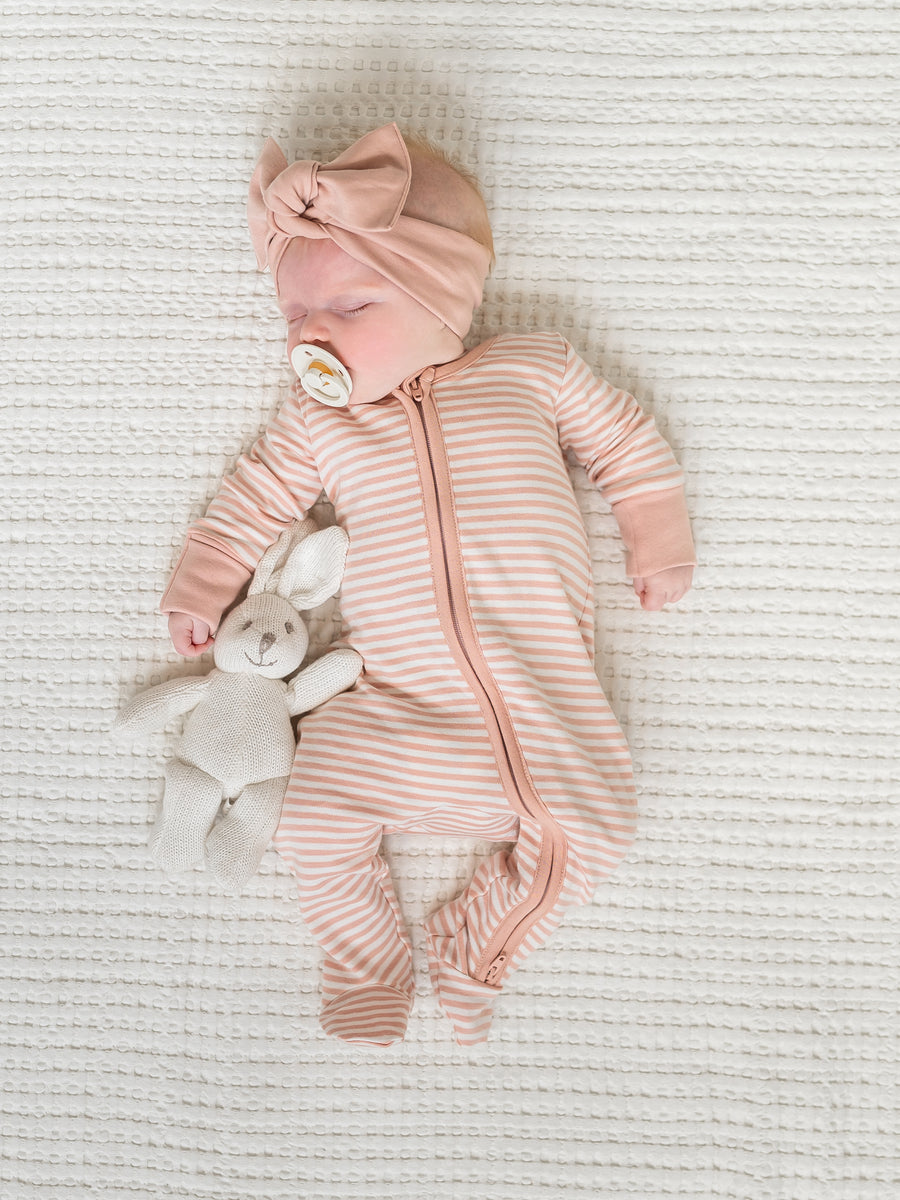 Peyton Zipper Sleeper Sale :Baby :One Pieces :Sleepers :Long Sleeves Colored Organics Organic Cotton Peyton Zipper Sleeper for Newborn and Baby - Girl & Boy 