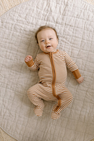 Peyton Zipper Sleeper Sale : Baby : One Pieces : Sleepers : Long Sleeves Colored Organics Organic Cotton Peyton Zipper Sleeper for Newborn and Baby - Girl & Boy 