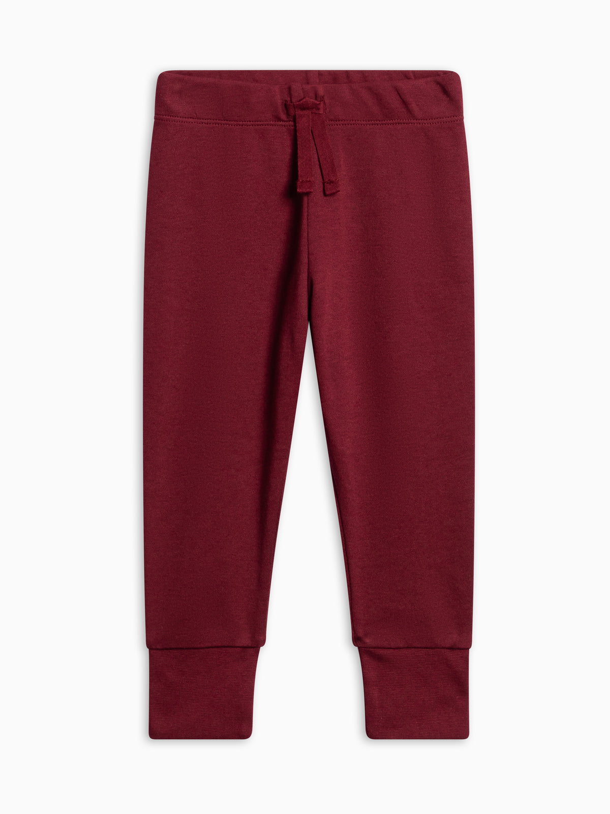 PRE ORDER Cruz Lightweight Joggers - Pomegranate Baby: Bottoms : Joggers KENDI by Colored Organics Cruz Lightweight Joggers Baby | Colored Organics®