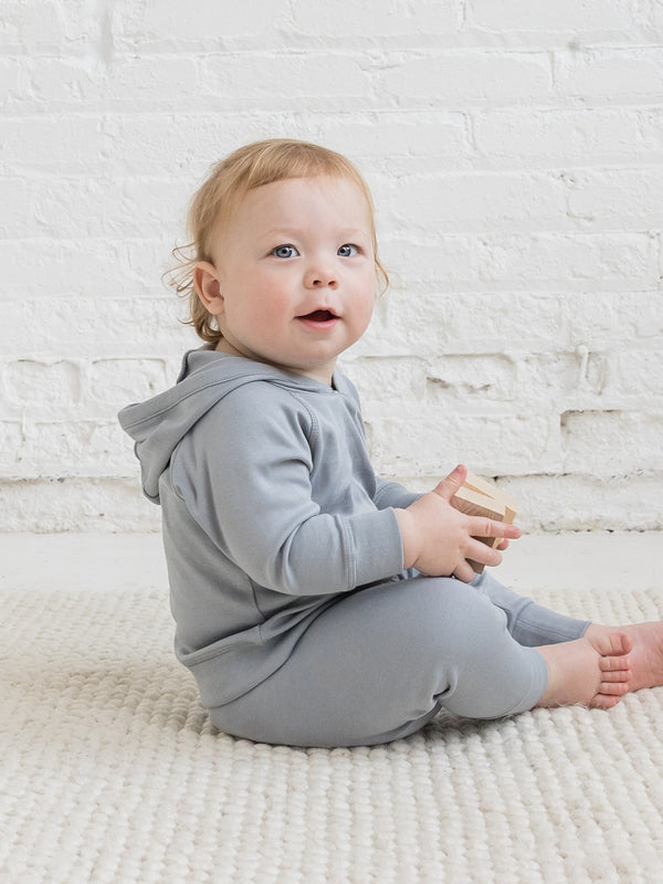 Madison Hooded Pullover Baby-Kids : Tops : Hoodies : Long Sleeves Colored Organics Madison Hoodie Pullover Organic Long Sleeve Baby Top