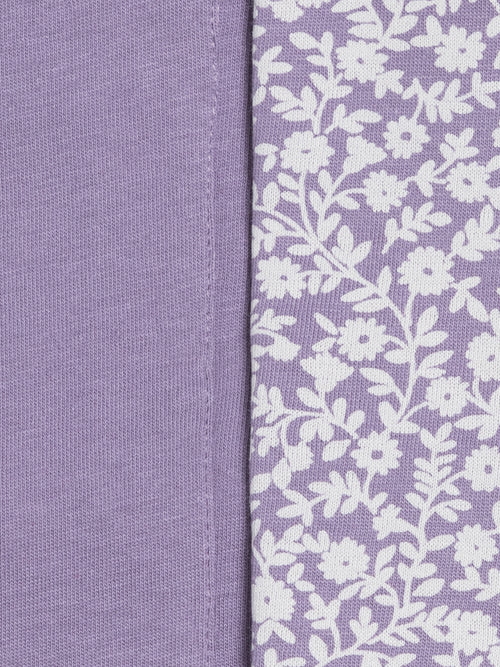 2-Pack Burp Cloths - Gwen Floral + Lavender