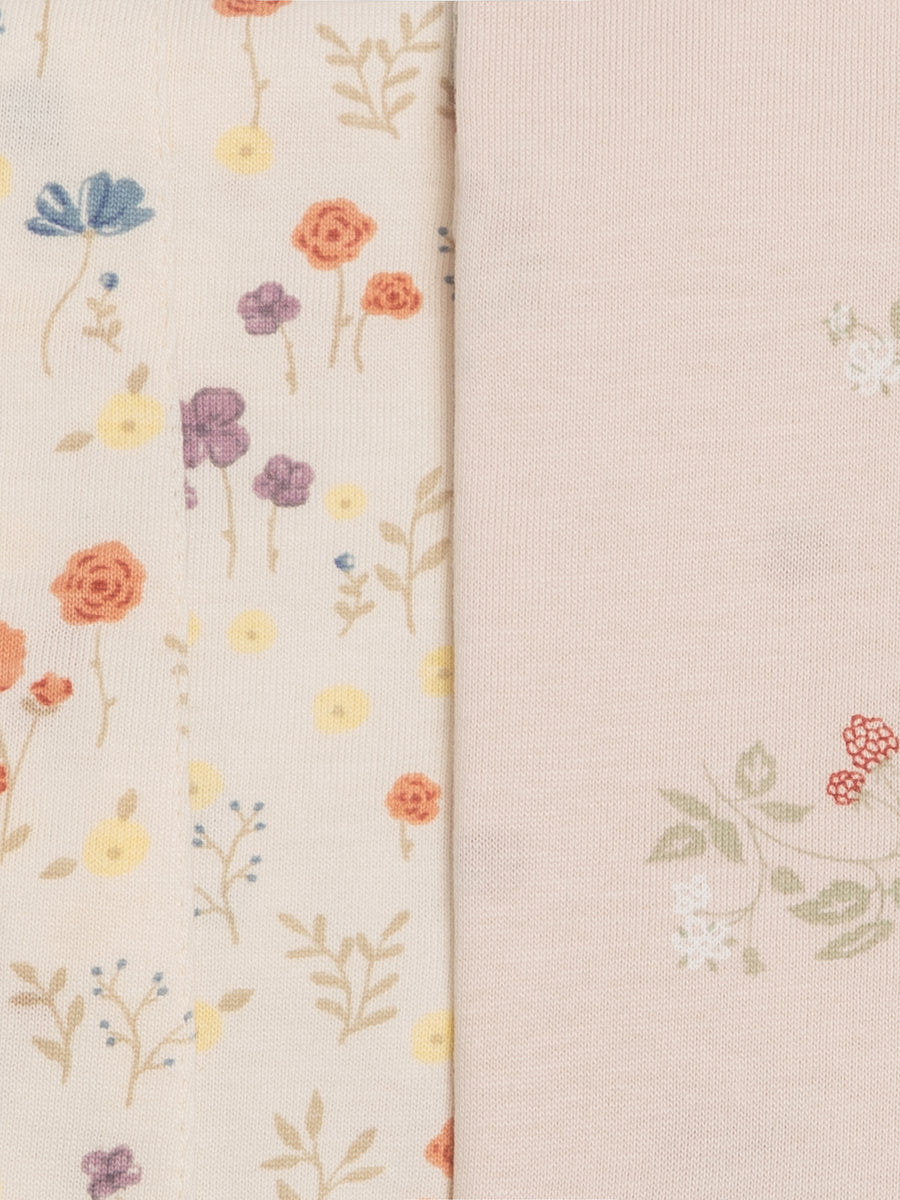 2-Pack Burp Cloths - Margot Floral + Raspberries