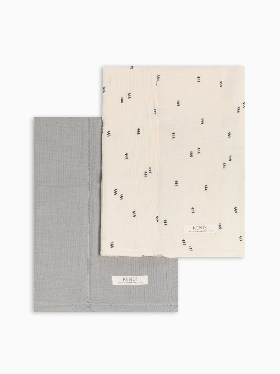 2-Pack Muslin Burp Cloths