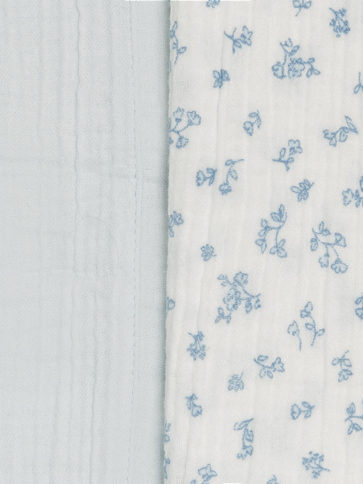 2-Pack Muslin Burp Cloths - Rosebay Floral + Powder Baby : Gear : Burp Cloths : Feeding KENDI by Colored Organics 2-Pack Muslin Burp Cloths - Rosebay | Colored Organics®