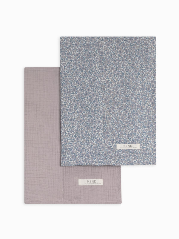 2-Pack Muslin Burp Cloths Baby : Gear : Burp Cloths : Feeding Kendi Organic Cotton Baby 2-Pack Muslin Burp Cloths