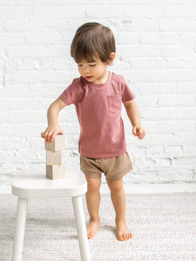 Everest Tee Baby-Kids : Tops : Short Sleeve Colored Organics Organic Cotton Baby & Kids Everest Tee