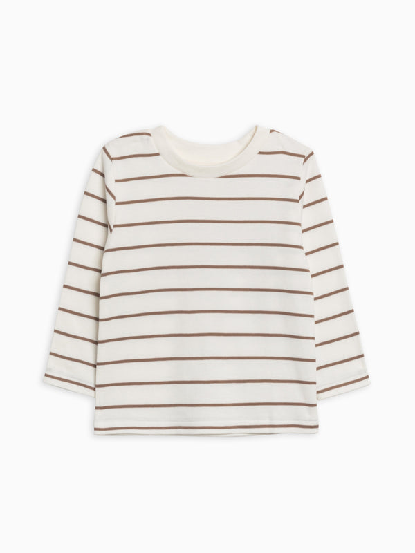 PRE ORDER Turk Long Sleeve Crew Baby-Kids : Tops : Tees : Long Sleeves Colored Organics Organic Cotton Baby and Kids Turk Long Sleeve Crew
