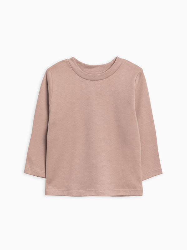 Turk Long Sleeve Crew Baby-Kids : Tops : Tees : Long Sleeves Colored Organics Organic Cotton Baby and Kids Turk Long Sleeve Crew