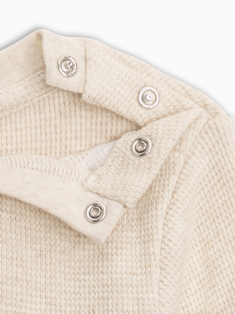 Mesa Waffle Knit Long Sleeve Top