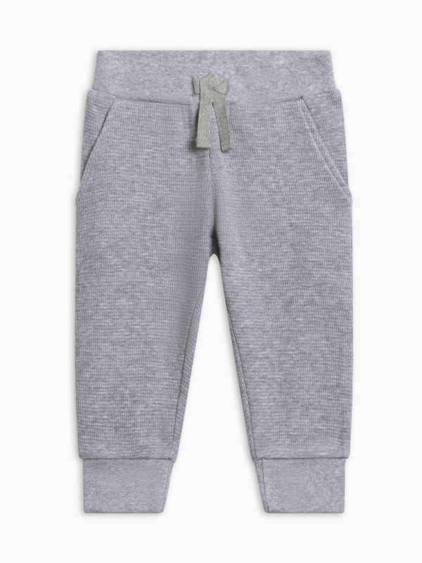 Nelson Waffle Knit Jogger - Ashen