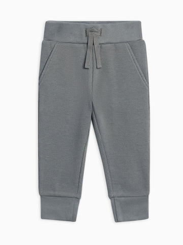 Nelson Waffle Knit Jogger Baby-Kids : Bottoms : Joggers Kendi Organic Cotton Baby and Kids Nelson Waffle Knit Jogger
