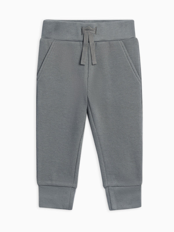 Nelson Waffle Knit Jogger Baby-Kids : Bottoms : Joggers Kendi Organic Cotton Baby and Kids Nelson Waffle Knit Jogger