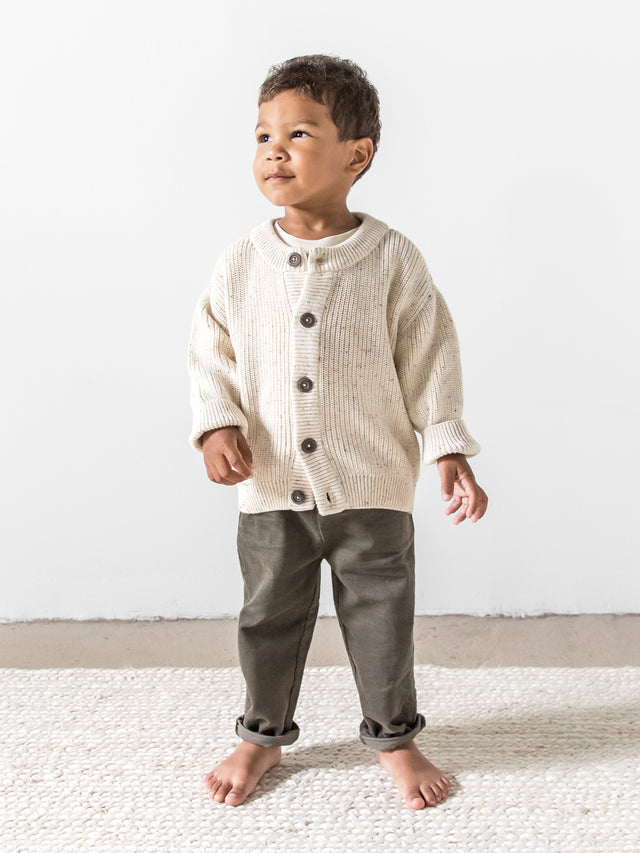 Wynn Cardigan Sweater Baby-Kids : Tops : Long Sleeve Colored Organics Organic Cotton Wynn Cardigan