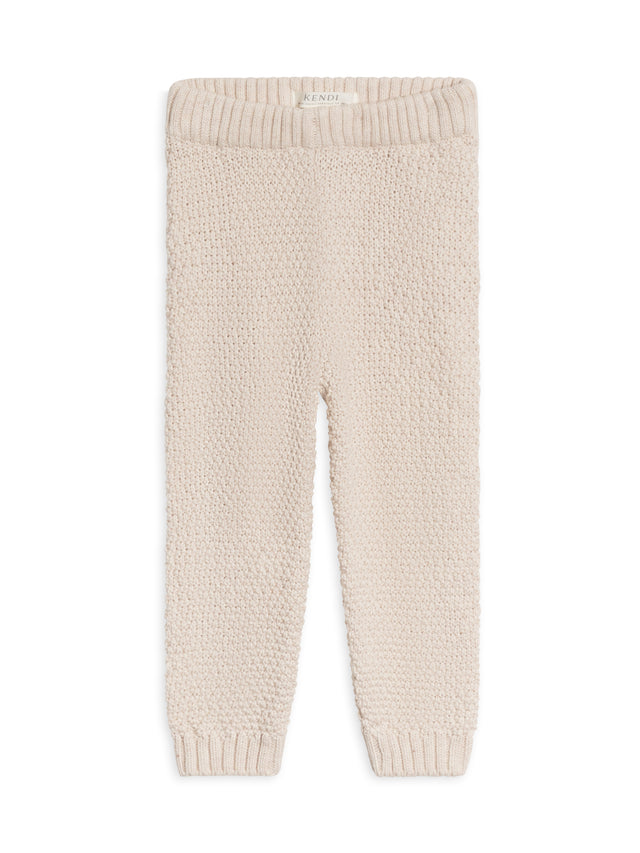Mick Seed Stitch Sweater Knit Pants Sale :Baby :Bottoms :Pants Kendi Organic Cotton Baby Mick Seed Stitch Sweater Knit Pants