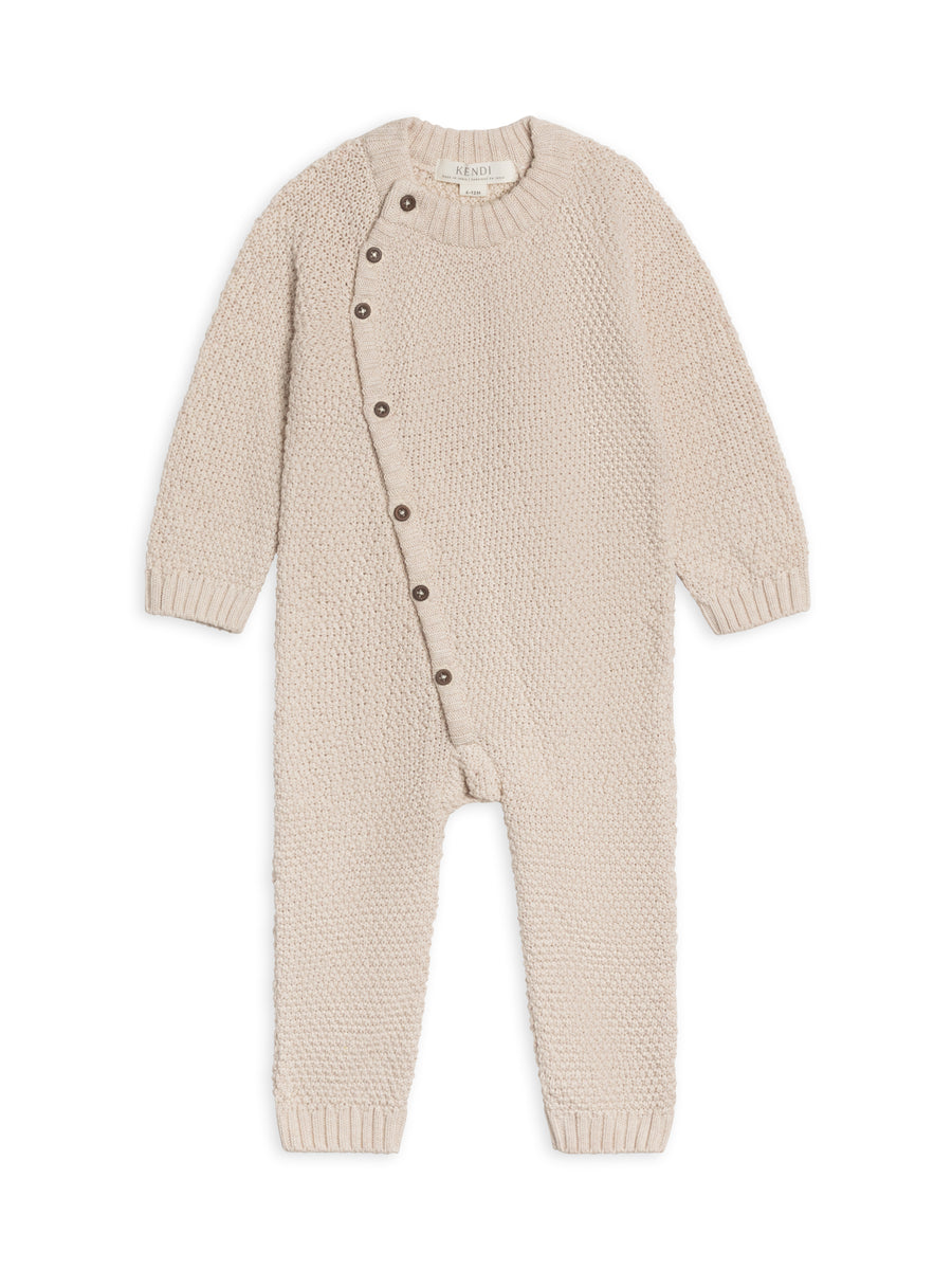 Casey Seed Stitch Sweater Knit Kimono Romper