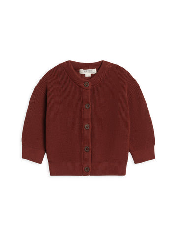 Ellis Sweater Knit Cardigan Baby-Kids : Tops : Cardigan : Sweaters : Long Sleeves Kendi Organic Cotton Baby and Kids Ellis Sweater Knit Cardigan