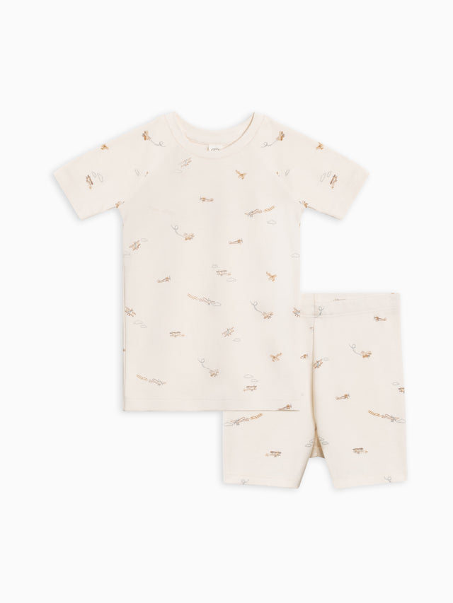 2-Piece Short Sleeve Jammie Set