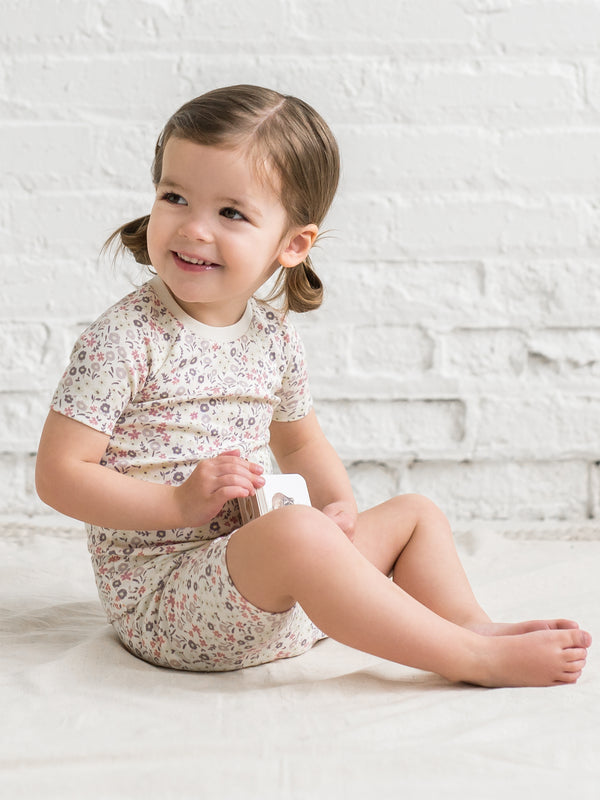 2-Piece Short Sleeve Jammie Set Baby-Kids : Jammie : Short Sleeves Colored Organics Organic Cotton Baby and Kids 2-Piece Short Sleeve Jammie Set