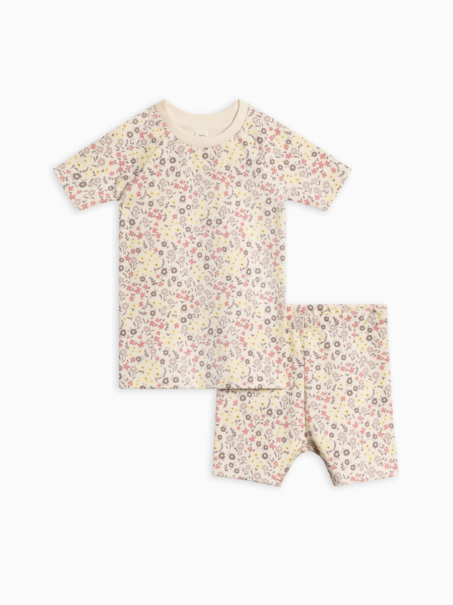2-Piece Short Sleeve Jammie Set Baby-Kids :Jammie :Short Sleeves Colored Organics Organic Cotton Baby and Kids 2-Piece Short Sleeve Jammie Set