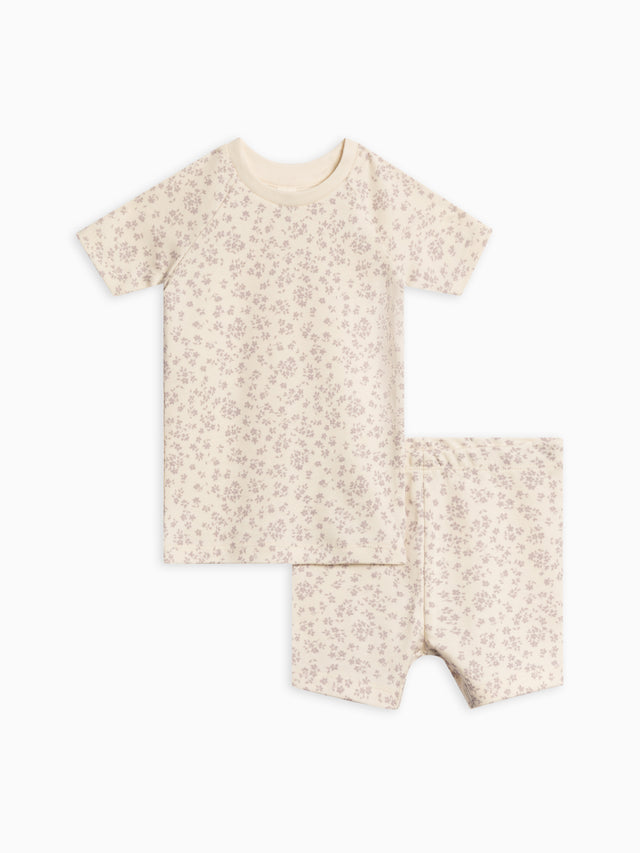 2-Piece Short Sleeve Jammie Set Baby-Kids : Jammie : Short Sleeves Colored Organics Organic Cotton Baby and Kids 2-Piece Short Sleeve Jammie Set