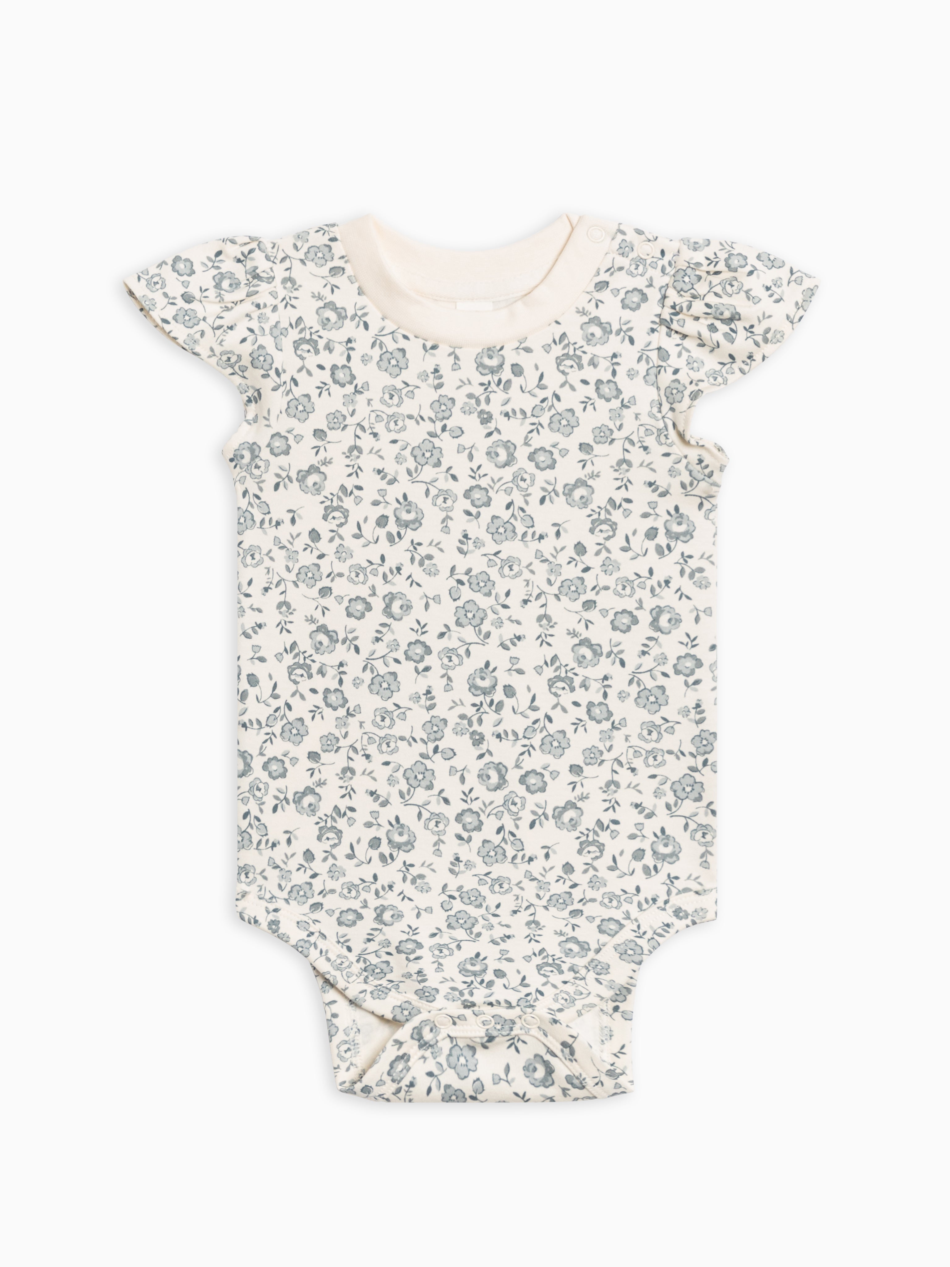 Nature Baby Petal Sleeve Bodysuit - Flora Cork main image 1