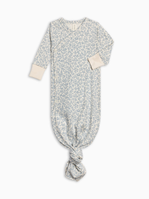 Indy Kimono Gown - Narelle Floral / Ivory + Sea