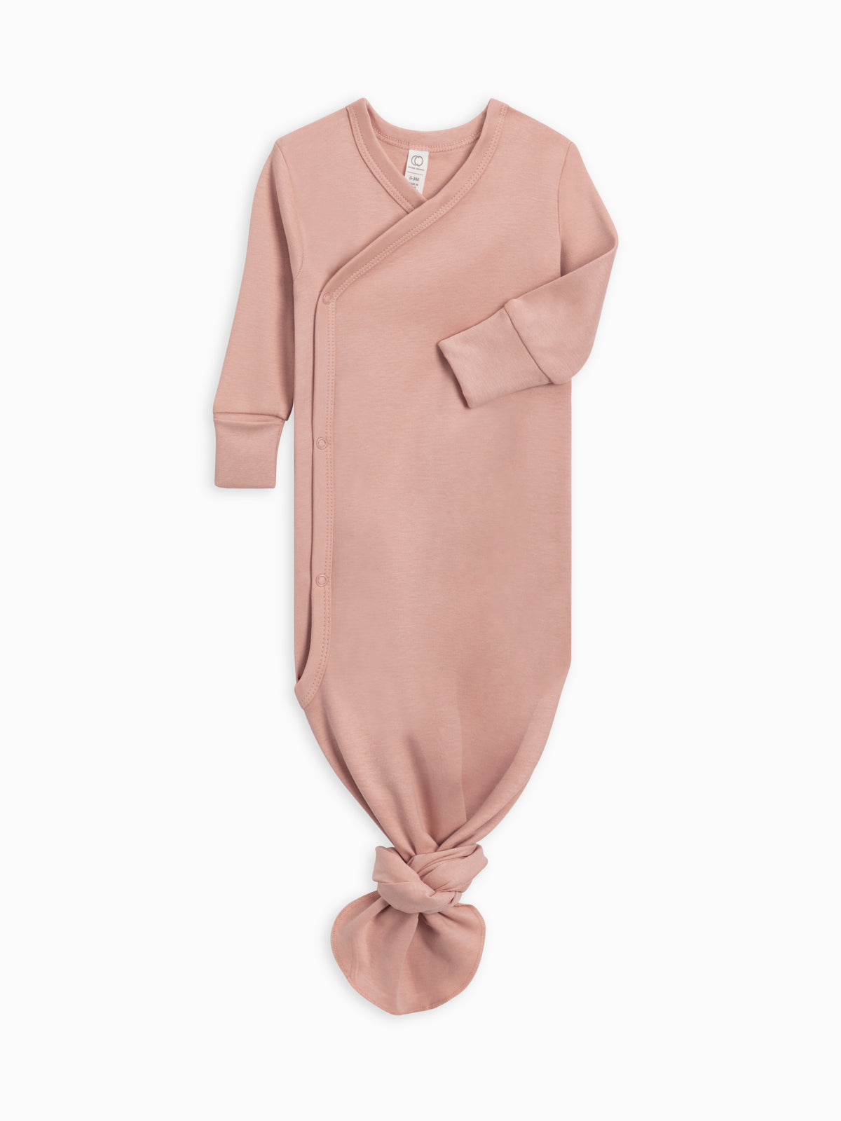 Classic Indy Kimono Gown Baby : One Pieces : Gowns : Long Sleeves Colored Organics Organic Indy Kimono Gown for Newborns | Colored Organics®