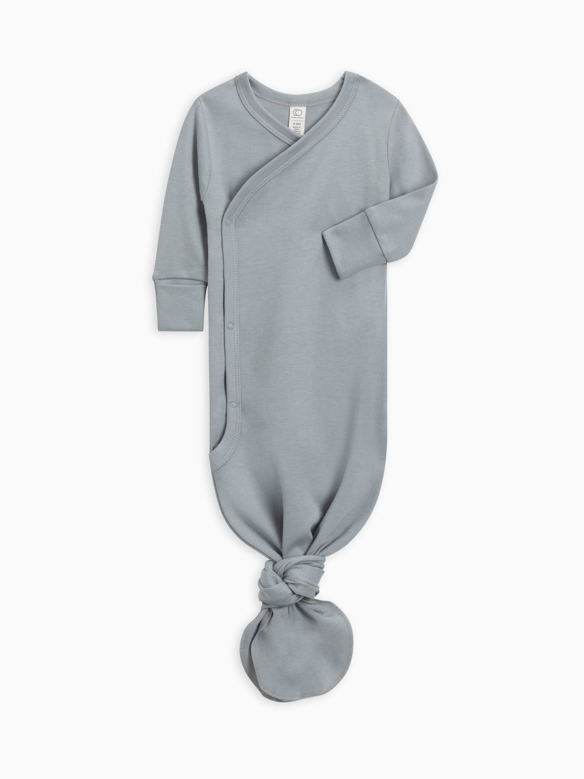 Classic Indy Kimono Gown Baby : One Pieces : Gowns : Long Sleeves Colored Organics Organic Indy Kimono Gown for Newborns | Colored Organics®