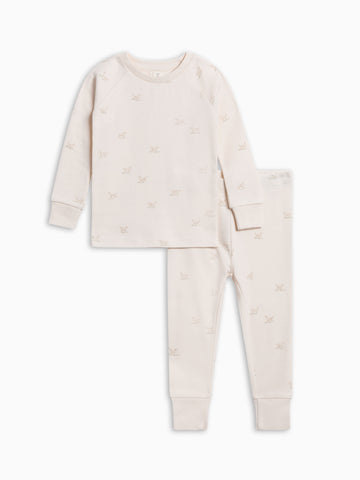 2 Piece Long Sleeve Jammie Set - Field Dog Baby : Kids : Jammies : Long Sleeves KENDI by Colored Organics 2 Piece Long Sleeve Jammie Set for Baby | Colored Organics®