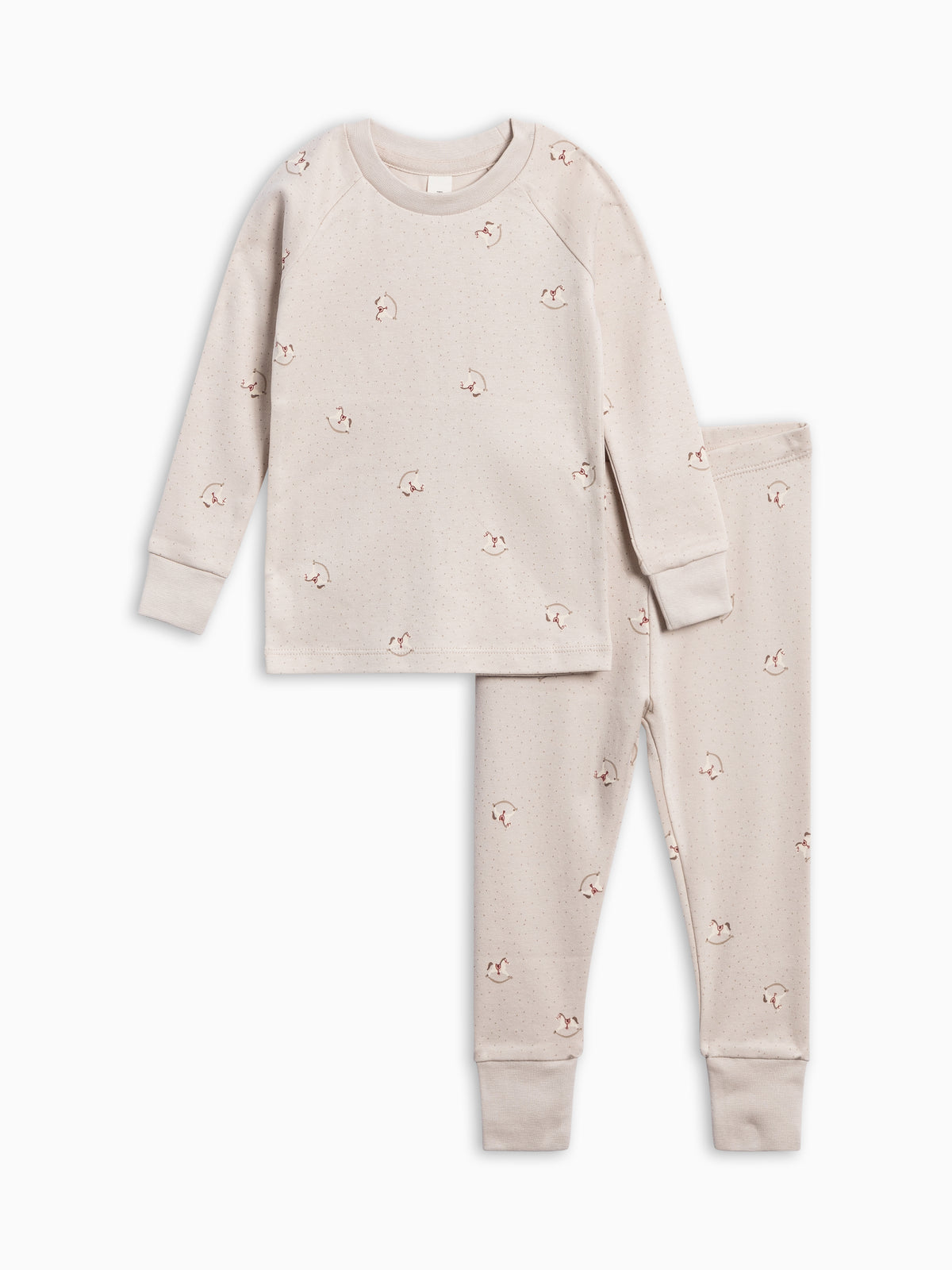 2 Piece Long Sleeve Jammie Set - Snowbound  Colored Organics 2 Piece Long Sleeve Jammie Set | Colored Organics®