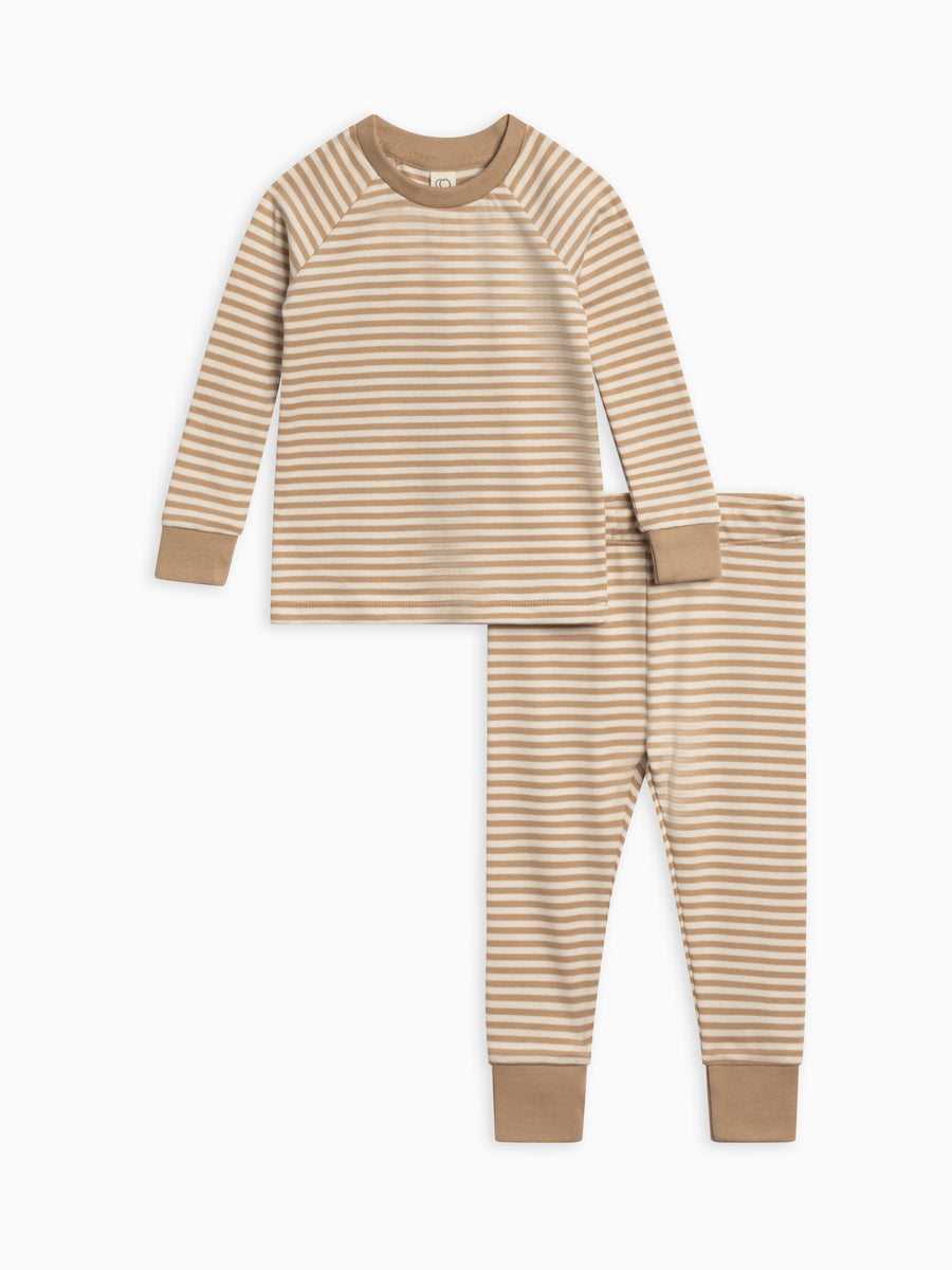 2-Piece Long Sleeve Jammie Set Baby : Kids : Jammies : Long Sleeves Colored Organics Organic Cotton Baby and Kids 2 Piece Long Sleeve Jammie Set