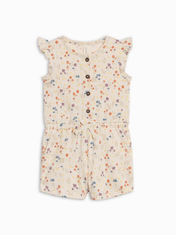 Shaye Romper - Margot Floral / Barn + Sea