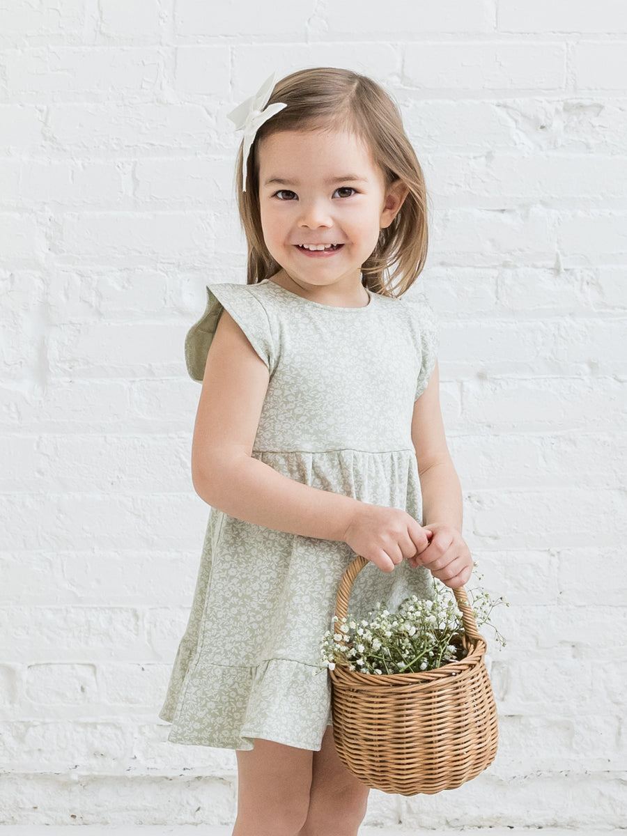 Tilly Tiered Dress Baby-Kids : Tops : Dresses : Short Sleeves Colored Organics Organic Cotton Baby & Kids Tilly Tiered Dress