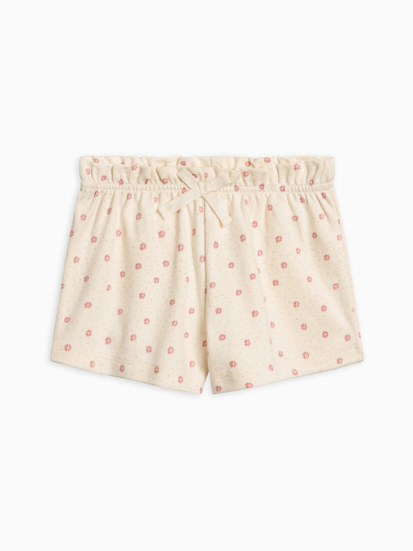 Fay Ruffle Waist Shorts Kids : Bottoms : Shorts Colored Organics Organic Cotton Kids Fay Ruffle Waist Shorts