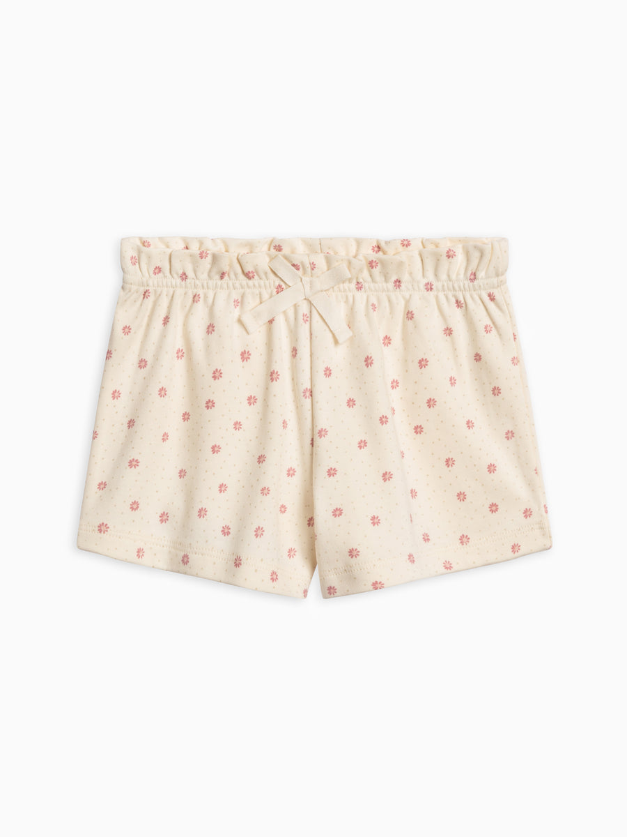 Fay Ruffle Waist Shorts Kids : Bottoms : Shorts Colored Organics Organic Cotton Kids Fay Ruffle Waist Shorts