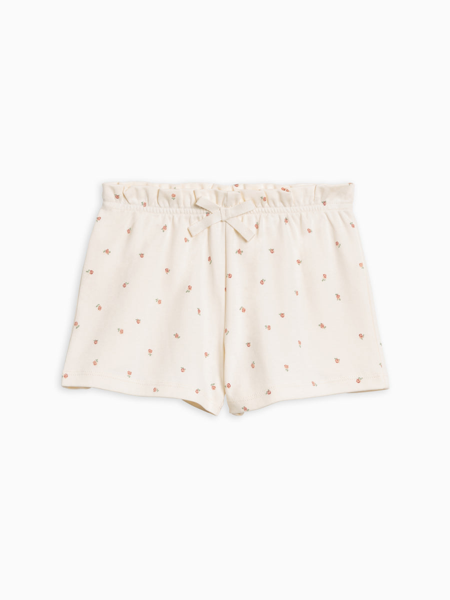 Fay Ruffle Waist Shorts Kids : Bottoms : Shorts Colored Organics Organic Cotton Kids Fay Ruffle Waist Shorts