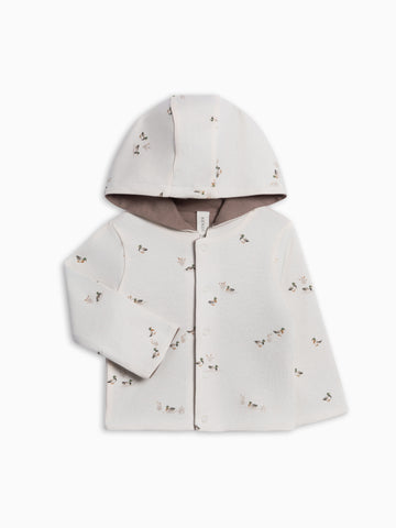 Taylor Reversible Jacket - Mallard Baby : Tops : Hoodies : Long Sleeves KENDI by Colored Organics Taylor Reversible Jacket for Baby | Colored Organics®